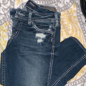 Silver brand capris!